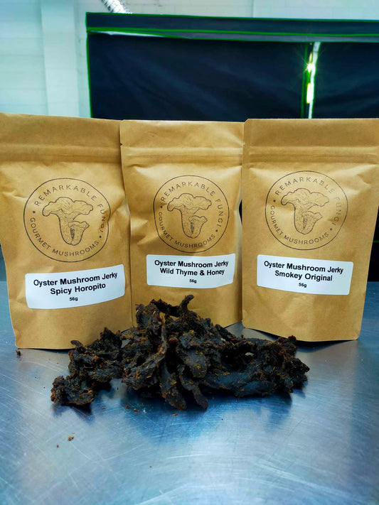 Oyster mushroom jerky - Smokey Original